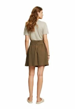 ESPRIT Light - A-Lijn Rok - Khaki Green