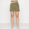 Edc By Esprit Jeansshort - Khaki Green