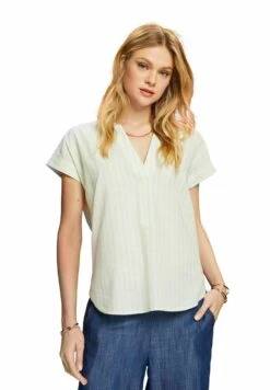 ESPRIT Gestreifte- Blouse - Citrus Green