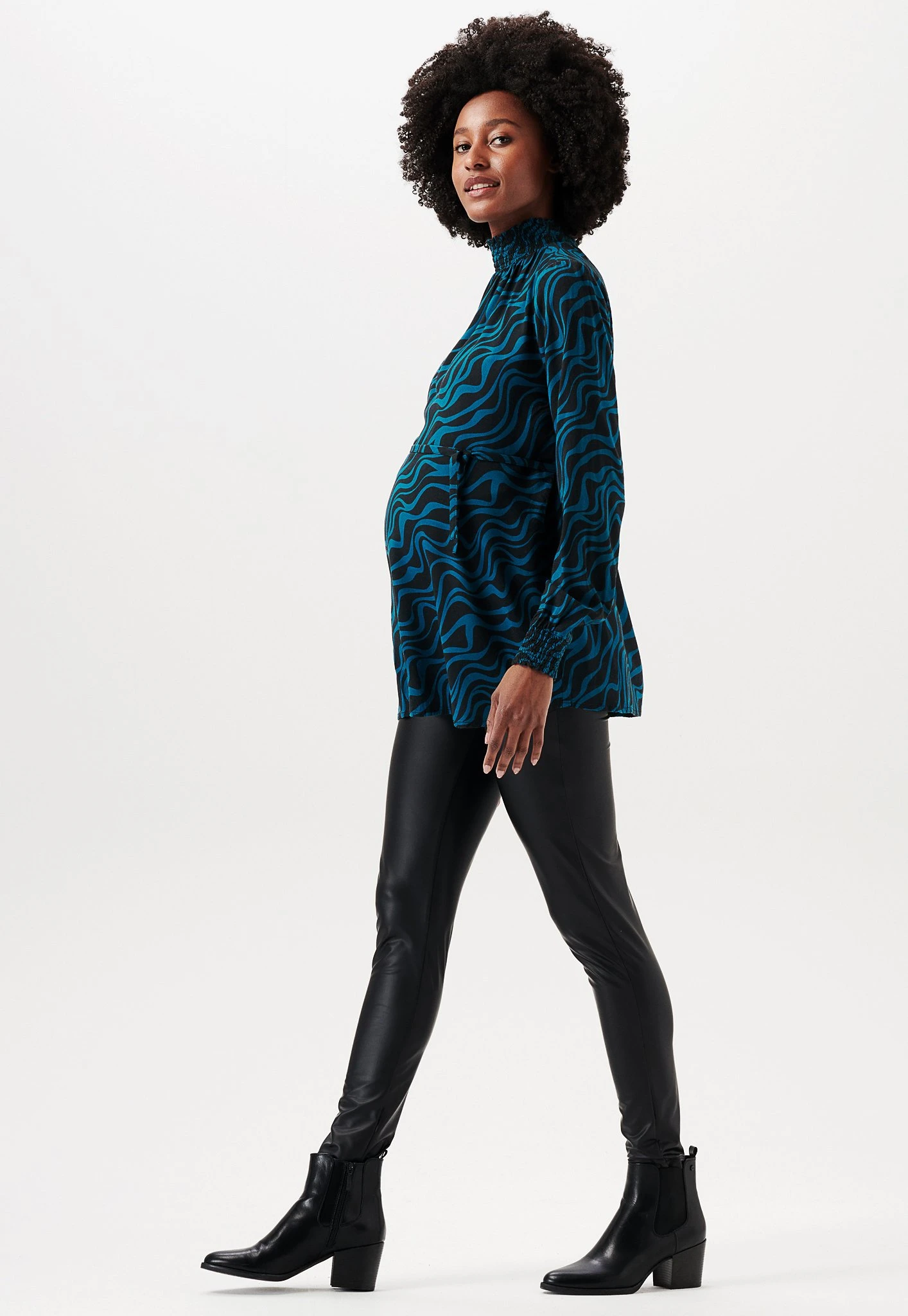 Blouse - Blue Coral 2 Blouse - Blue Coral - Afbeelding 2