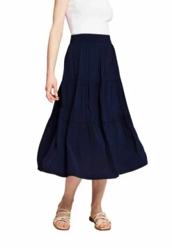 ESPRIT Midi - A-Lijn Rok - Navy