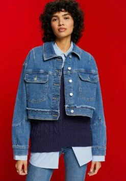 ESPRIT Spijkerjas - Blue Medium Washed New -Esprit 0bd5d5369a9444f5a52b7ce101738a3b