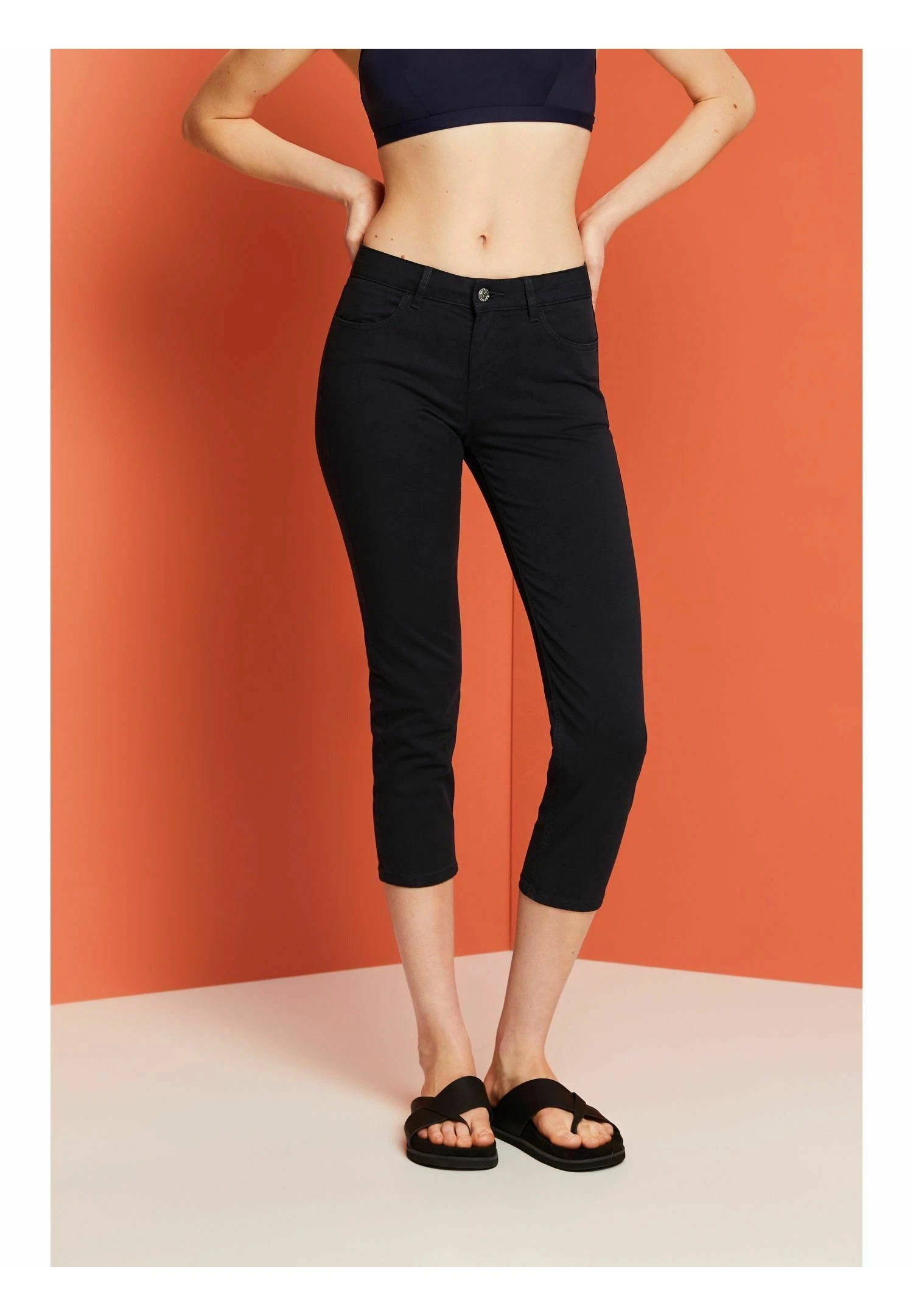 ESPRIT Capri - Jeansshort - Navy 4 ESPRIT Capri - Jeansshort - Navy - Afbeelding 4