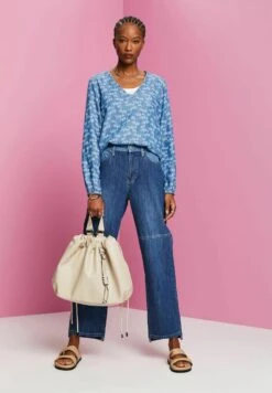 Edc By Esprit Blouse - Blue Medium Washed New -Esprit 1010db98fcaa411a9c5f56fa9b4b1e41