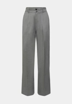 ESPRIT Mit Weitem Bein Und Hohem Bund - Broek - Anthracite -Esprit 11a2bf23688549c78ffc2204f1017e6f