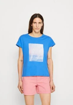 ESPRIT Core Tee - T-Shirt Print - Bright Blue