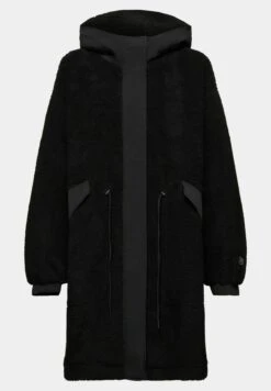 ESPRIT Langer Sherpa - Parka - Black -Esprit 14b8e87d78de4630940e48f700533e93