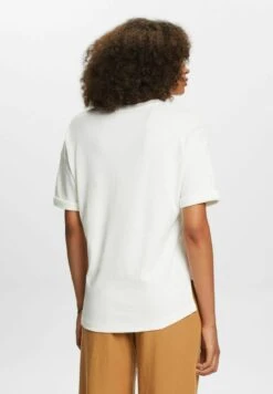 ESPRIT T-Shirt Basic - Off White -Esprit 174be6e0874b4b7c8d1bdc7d05b0d77f