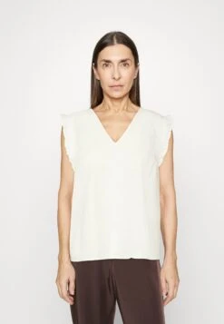 Edc By Esprit Blouse - T-Shirt Basic - Off White