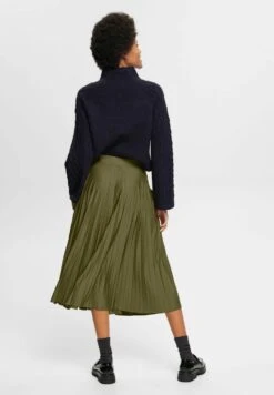 ESPRIT Mit Gürtel - A-Lijn Rok - Dark Khaki -Esprit 18e36c6e998144b69de37c27c6fbcb5f