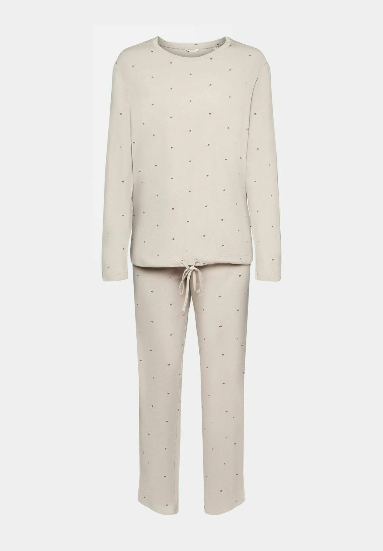 ESPRIT Set Seasonal Print Cocve Pj Allls - Pyjama - Light Taupe 8 ESPRIT Set Seasonal Print Cocve Pj Allls - Pyjama - Light Taupe - Afbeelding 8