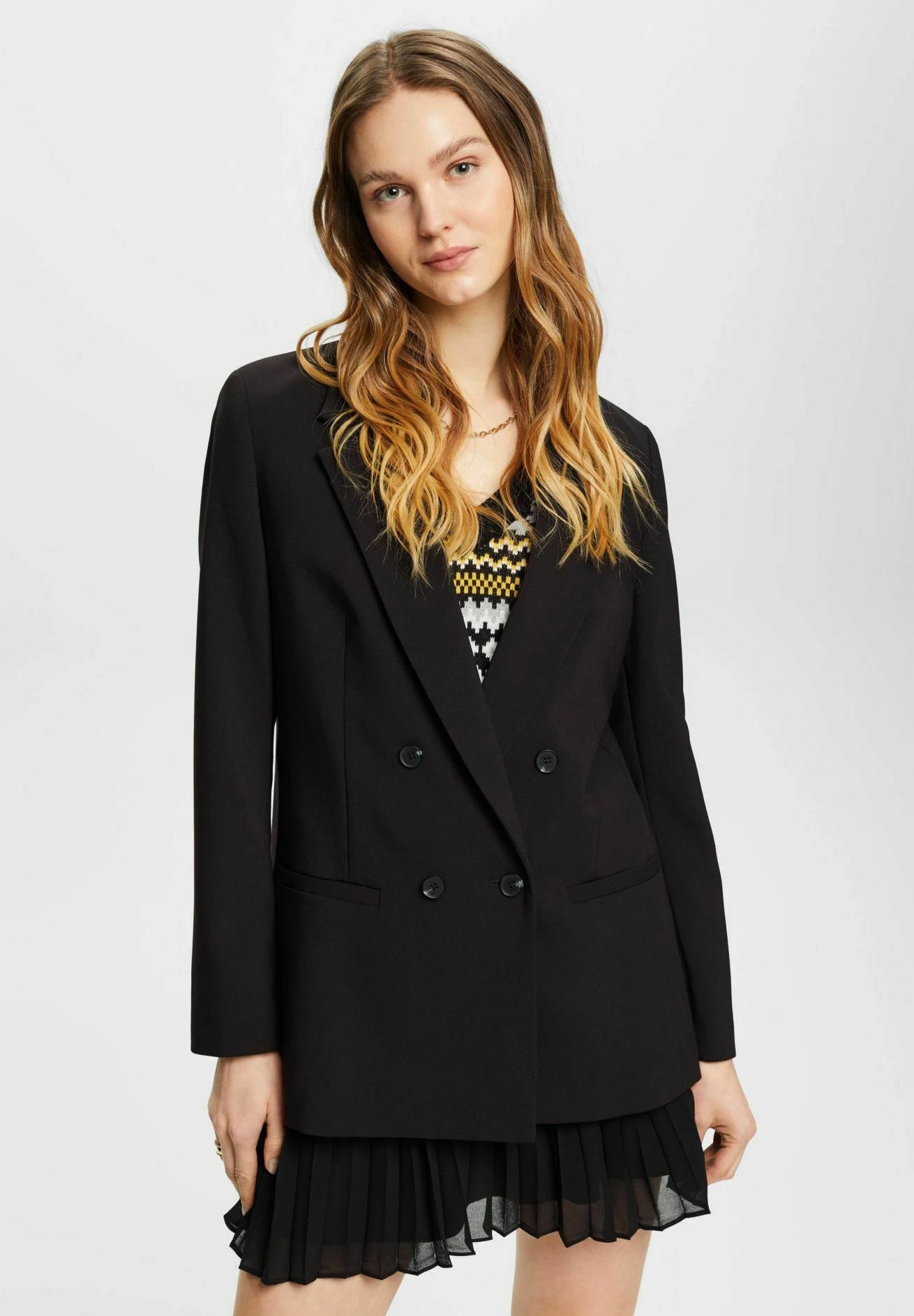 ESPRIT Doppelreihiger- Blazer - Black 1 ESPRIT Doppelreihiger- Blazer - Black