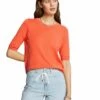 ESPRIT T-Shirt Basic - Coral Orange