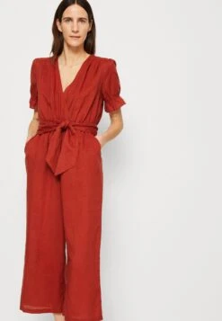 ESPRIT Belted Overall - Jumpsuit - Terracotta -Esprit 23a8c3522ae6441dbbc7d929a0f28307