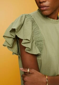 Edc By Esprit Blouse - Light Khaki -Esprit 256a218bed8447978bbc5f110c6d1978