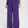 Edc By Esprit Mit Weitem Bein - Broek - Dark Lavender