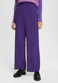 Esprit 9 Edc By Esprit Mit Weitem Bein - Broek - Dark Lavender