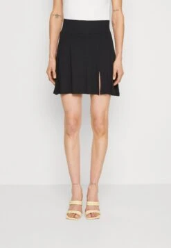 Edc By Esprit Slit Skirt - Minirok - Black