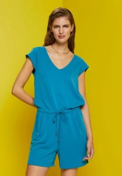 ESPRIT Overalls- Jumpsuit - Dark Turquoise 13 ESPRIT Overalls- Jumpsuit - Dark Turquoise -Esprit 2d90f92183314edd94b42756b7366983