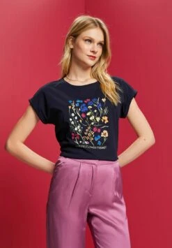 ESPRIT T-Shirt Print - Navy -Esprit 2eb16e7b8e3f4aea8972099e42dc904c