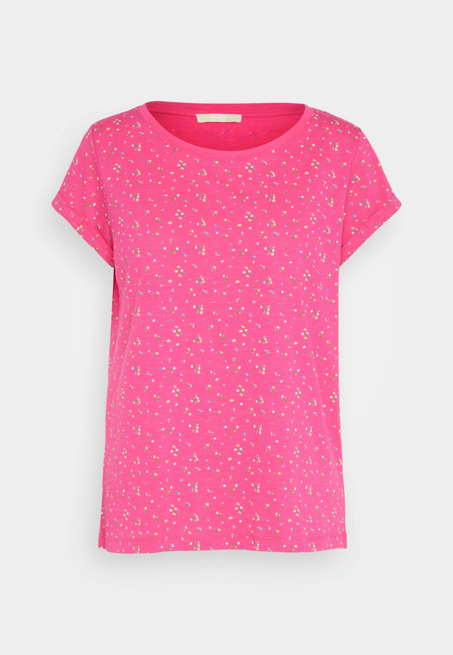 Edc By Esprit Sus Aop - T-Shirt Print - Pink Fuchsia 5 Edc By Esprit Sus Aop - T-Shirt Print - Pink Fuchsia - Afbeelding 5