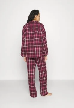 ESPRIT Flannel Check - Pyjama - Bordeaux/Red -Esprit 32adc09c0d22452c80a08dd43f36314e