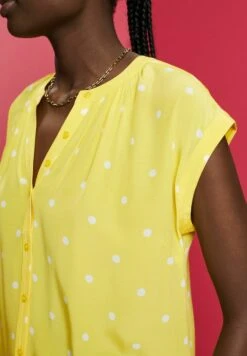 ESPRIT Kurzarm Mit Print - Overhemdblouse - Light Yellow -Esprit 34af3a5a9a454e2e893ce94e82802f8a
