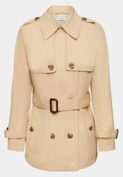 ESPRIT Kurzer Mit Gürtel - Trenchcoat - Sand 15 ESPRIT Kurzer Mit Gürtel - Trenchcoat - Sand -Esprit 3639f0024b6e462a93f3e58356eaca91