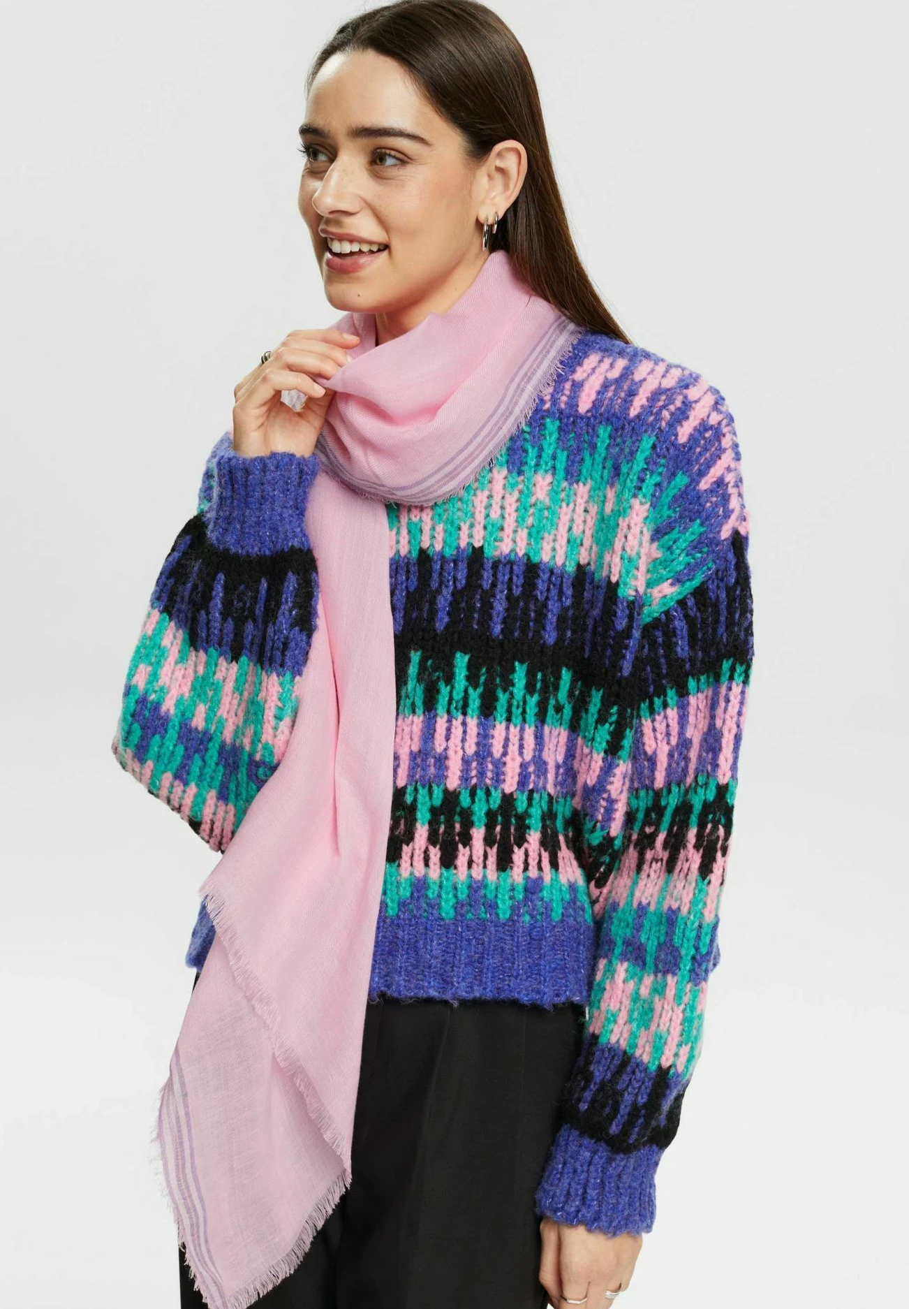 ESPRIT Li_Twill - Sjaal - Pink 1 ESPRIT Li_Twill - Sjaal - Pink