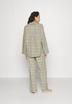 ESPRIT Flannel Check - Pyjama - Light Khaki -Esprit 36be787fb3f34562bead4c6573a42cdc