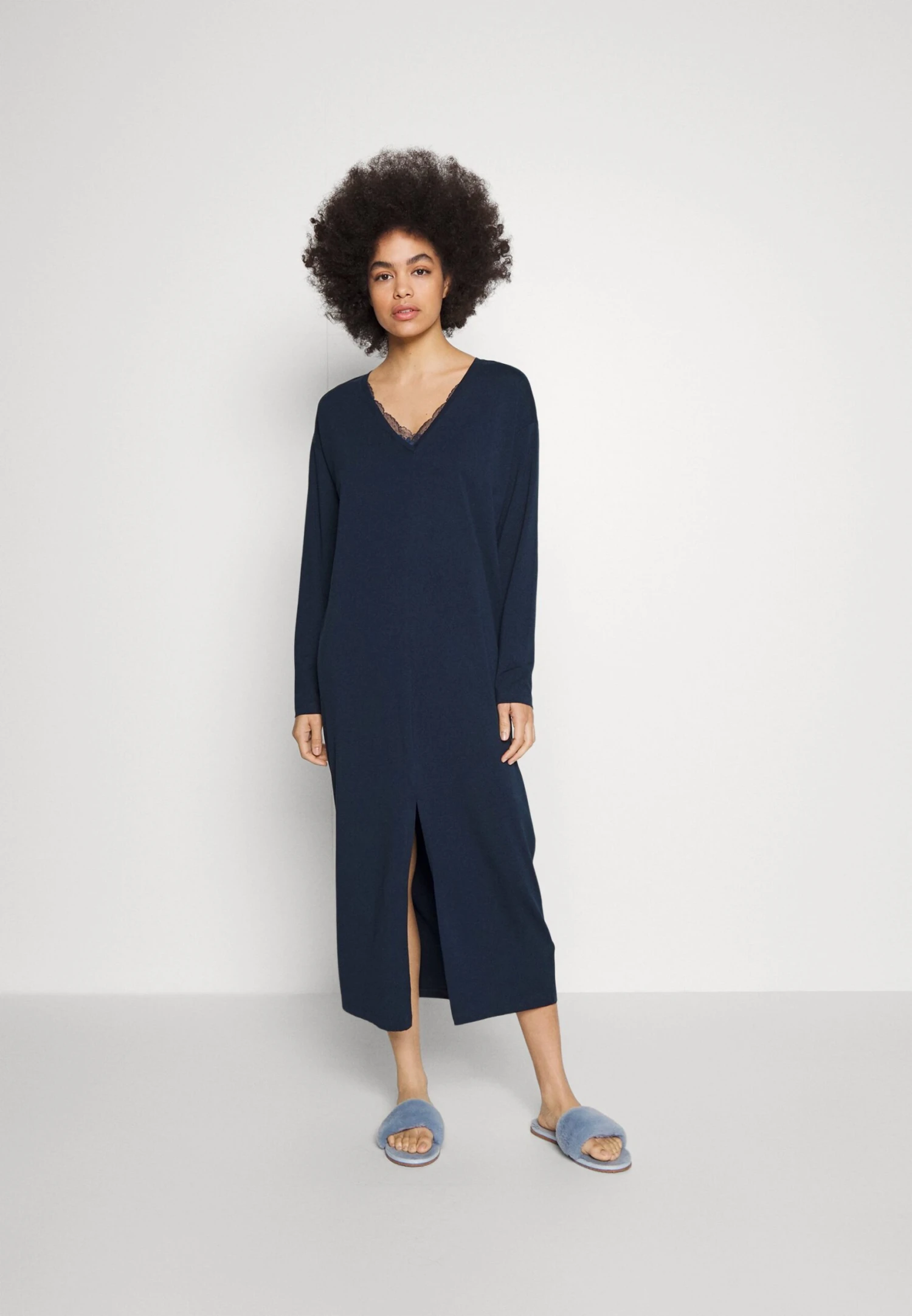 ESPRIT Seasonal Long Sleeve - Nachtjapon - Ink 2 ESPRIT Seasonal Long Sleeve - Nachtjapon - Ink - Afbeelding 2