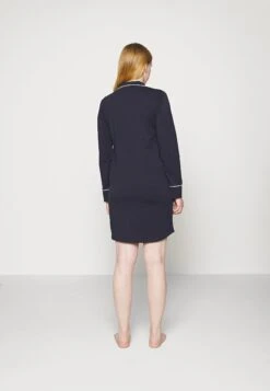 ESPRIT Nightshirt Long Sleeve - Nachtjapon - Navy -Esprit 382e6f48d1b045449e9bc9a7e2a49c6b