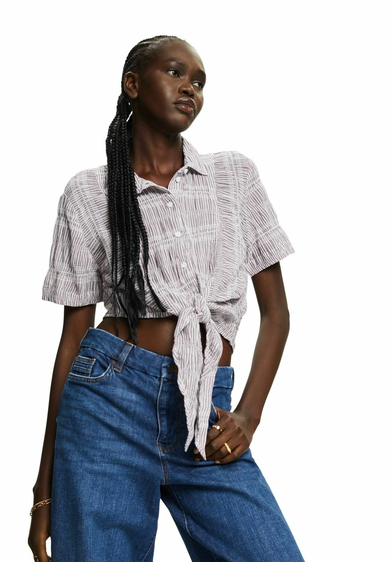 Edc By Esprit Overhemdblouse - Aubergine 6 Edc By Esprit Overhemdblouse - Aubergine - Afbeelding 6