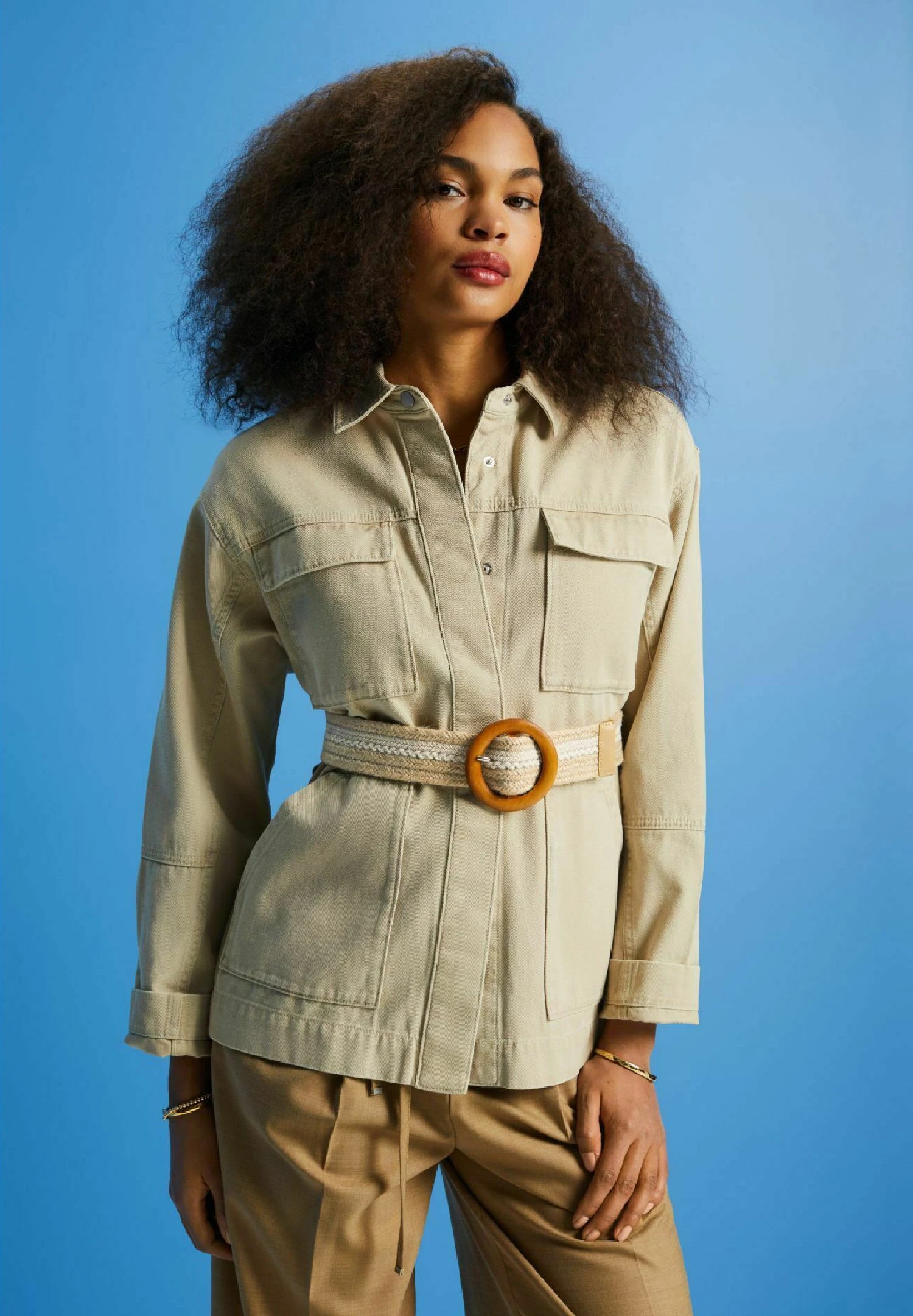 ESPRIT Gevlochten Riem - Silver 1 ESPRIT Gevlochten Riem - Silver