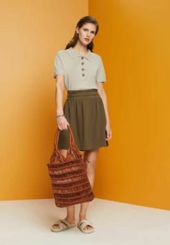 ESPRIT Light - A-Lijn Rok - Khaki Green -Esprit 3a1fcd2ba553407c81a980458ddbb8a6