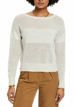 ESPRIT In Pointelle Optik - Trui - Pastel Grey