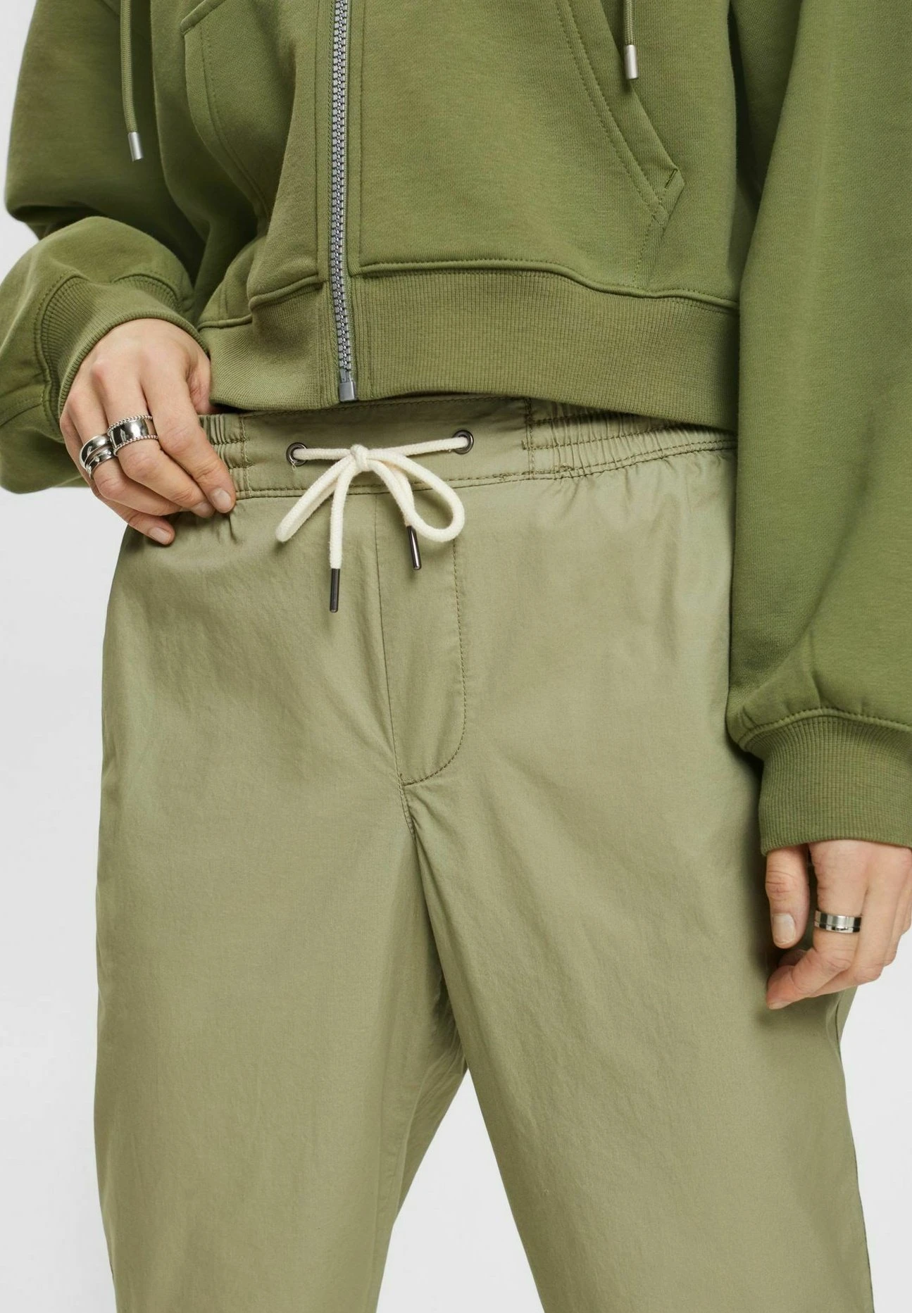 ESPRIT Belle - Broek - Light Khaki 4 ESPRIT Belle - Broek - Light Khaki - Afbeelding 4