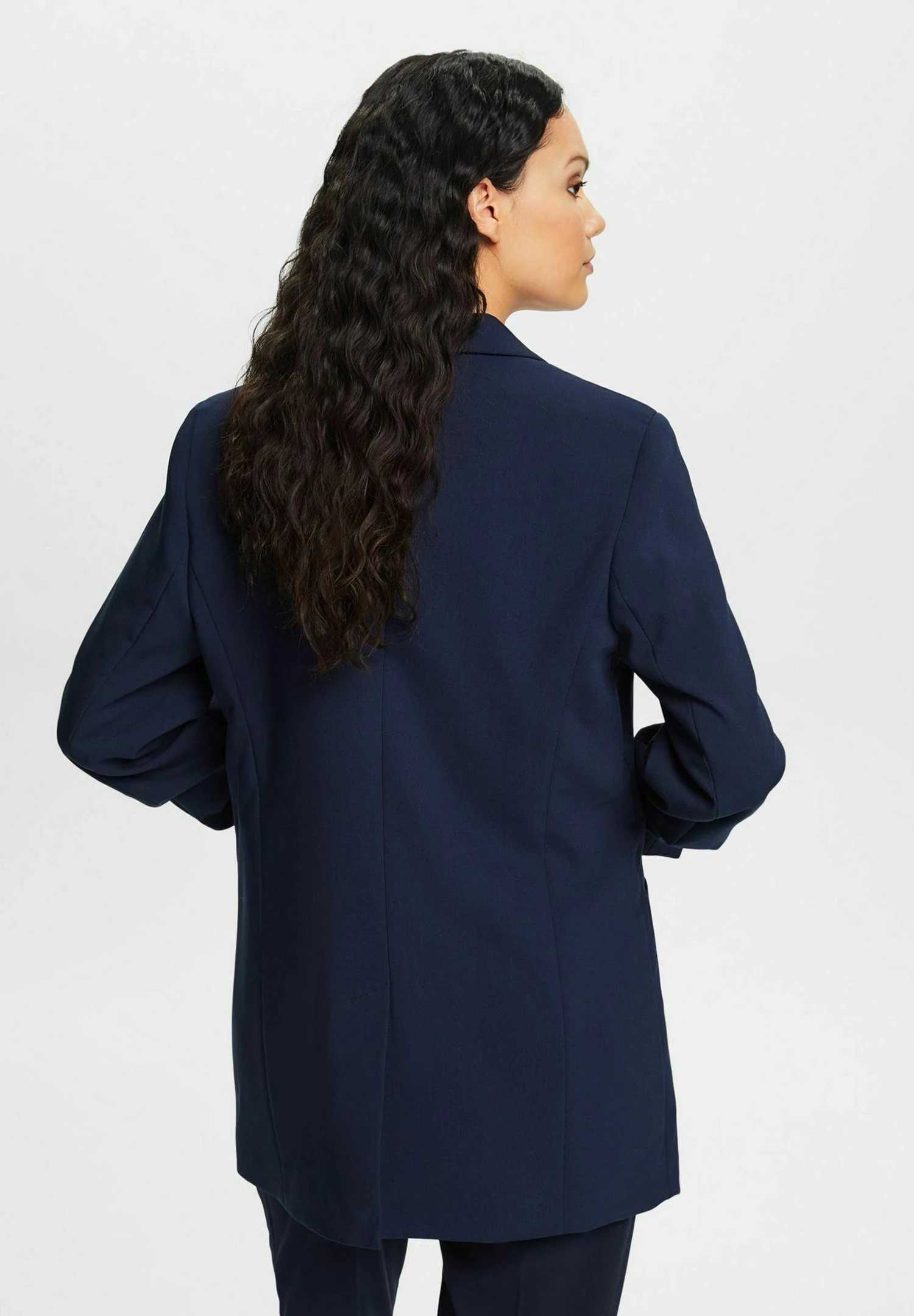 ESPRIT Halflange Jas - Navy 3 ESPRIT Halflange Jas - Navy - Afbeelding 3