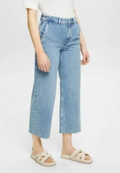 ESPRIT Mit Hohem Bund - Flared Jeans - Blue Bleached