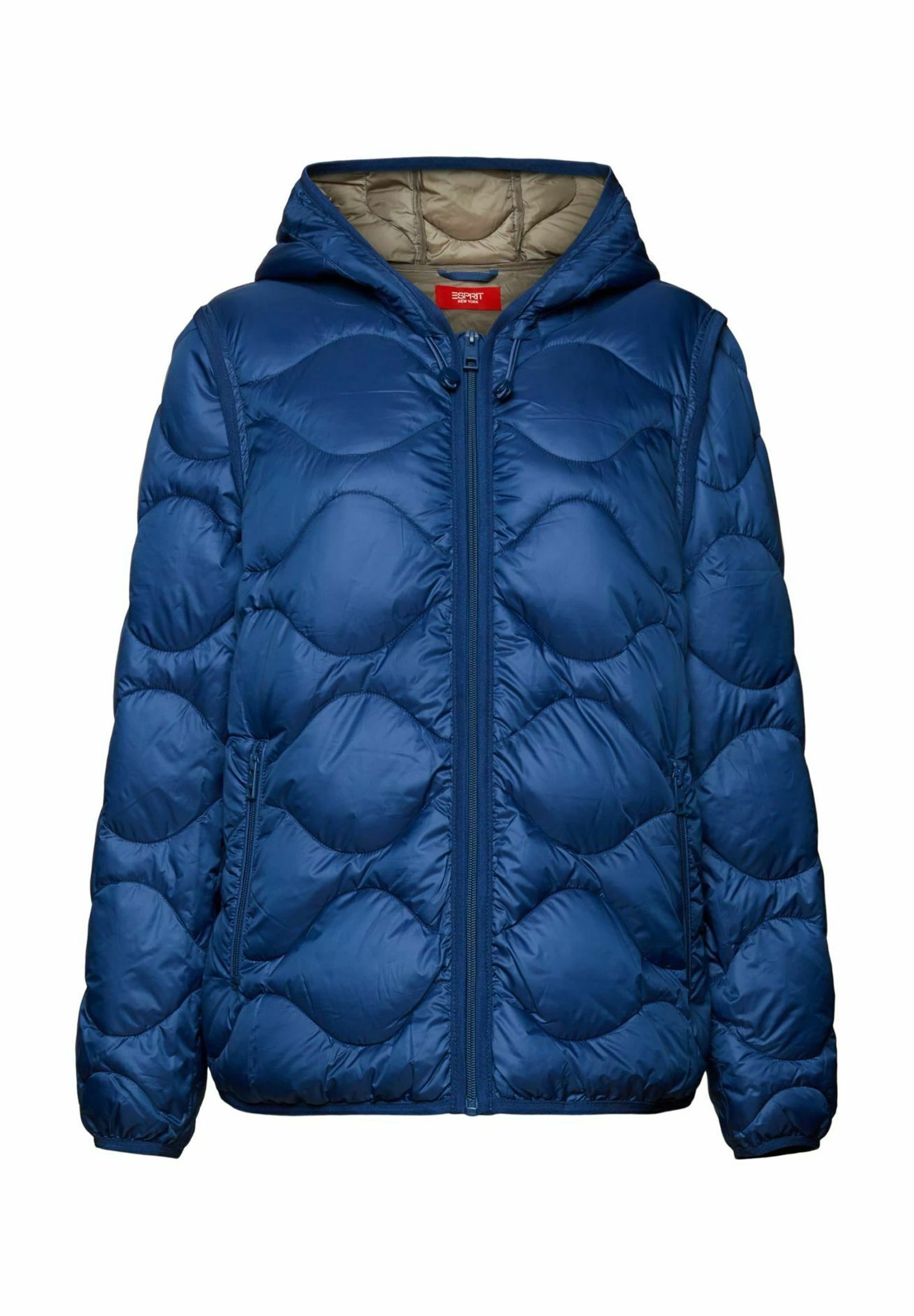 ESPRIT Recycelt Wandelbare Stepp Mit - Winterjas - Grey Blue 9 ESPRIT Recycelt Wandelbare Stepp Mit - Winterjas - Grey Blue - Afbeelding 9