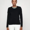 Edc By Esprit Basic Crewneck- Vest - Black