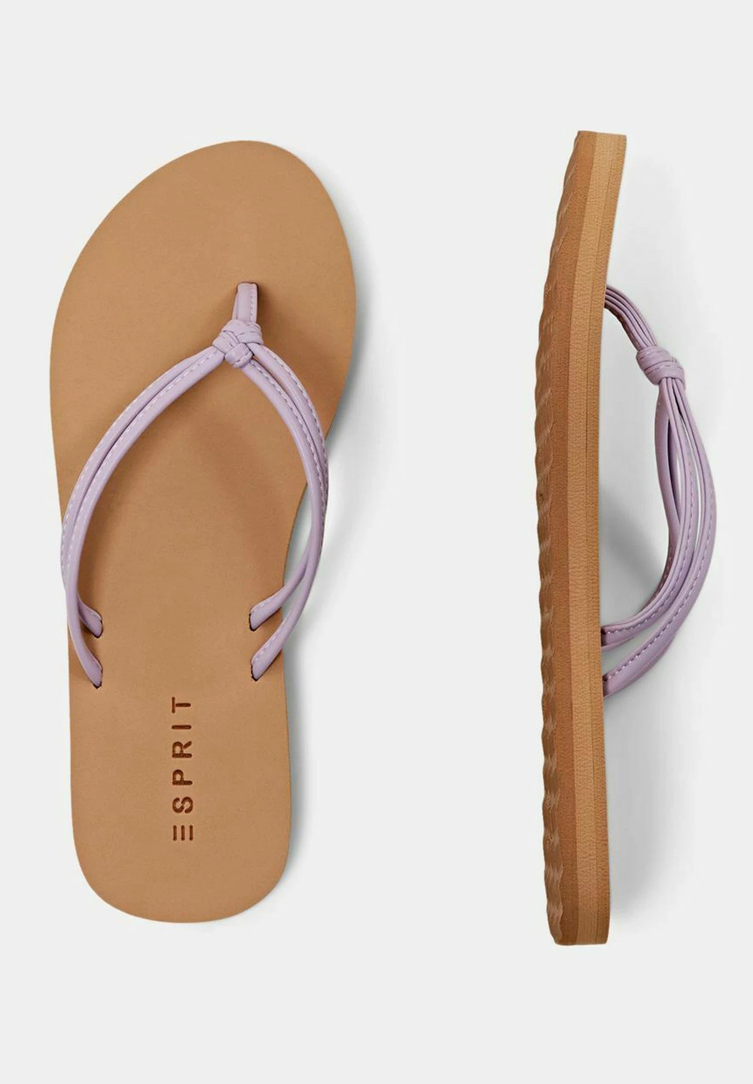 ESPRIT Mit Knoten-Detail - Teensandalen - Lilac 3 ESPRIT Mit Knoten-Detail - Teensandalen - Lilac - Afbeelding 3