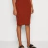 Edc By Esprit Skirt - Kokerrok - Rust Brown