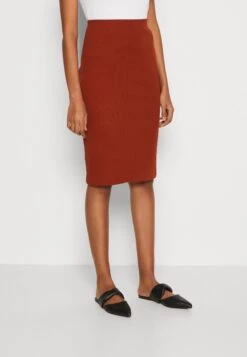 Edc By Esprit Skirt - Kokerrok - Rust Brown