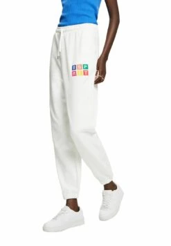 ESPRIT Mit Logo Bio - Trainingsbroek - Off White -Esprit 4a1d8259bc9d4fbd9cf0e366c1e35f39