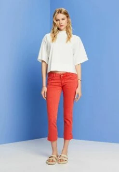 Edc By Esprit Slim Fit Jeans - Coral Orange -Esprit 4b74d6e2dc4f447e8c069028889d946d