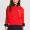 ESPRIT Mit-Logo - Sweater - Red