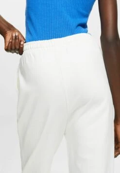 ESPRIT Mit Logo Bio - Trainingsbroek - Off White -Esprit 4e6eb47483034653ad95249e9adcd398