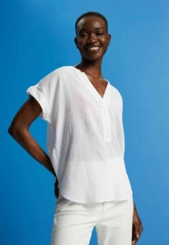 ESPRIT Blouse - White -Esprit 52b938491060443aaa321928d5657e98