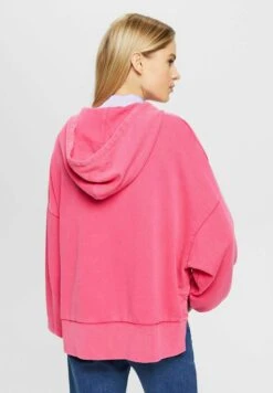 Edc By Esprit Mit Geteiltem Saum - Hoodie - Pink Fuchsia -Esprit 5492d156c7494de3b4cbec9e2e38b029
